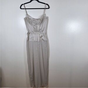 House of CB | Dresses | House Of Cb Cesca Floral Ruched Highlow Corset Dress  | Poshmark